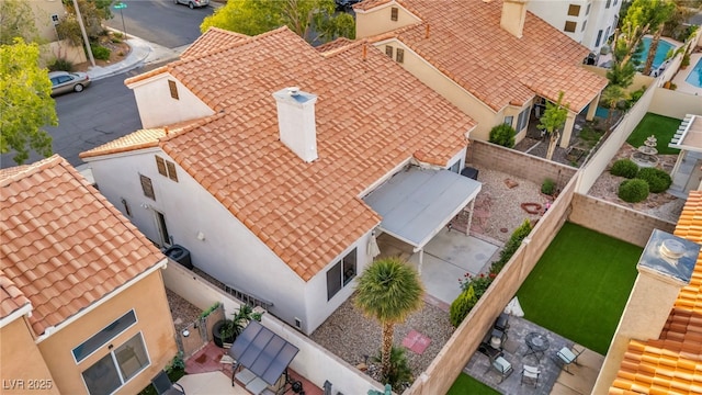 2124 Rising Mist St, Las Vegas, NV 89134 - aerial view of property and surrounding area
