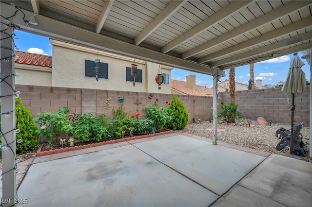 2124 Rising Mist St, Las Vegas, NV 89134 - view of patio / terrace featuring a fenced backyard