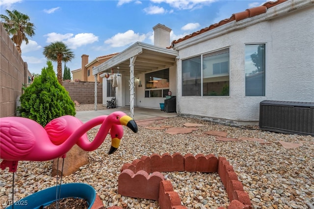 2124 Rising Mist St, Las Vegas, NV 89134 - view of yard with a patio and fence