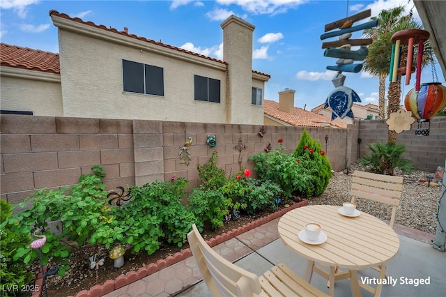 2124 Rising Mist St, Las Vegas, NV 89134 - view of patio / terrace with a fenced backyard