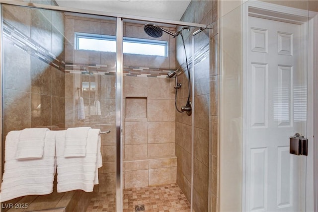 3712 Rocklin Peak Ave, North Las Vegas, NV 89081 - bathroom featuring a stall shower