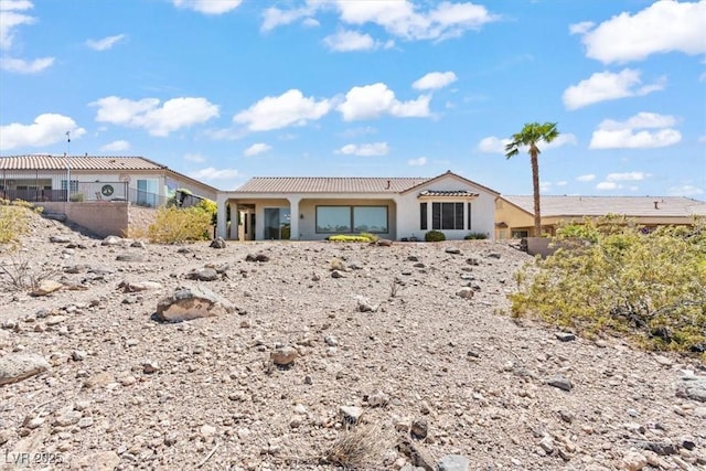 2868 Foxtail Creek Ave, Henderson, NV 89052 - view of front of home featuring stucco siding and a tiled roof