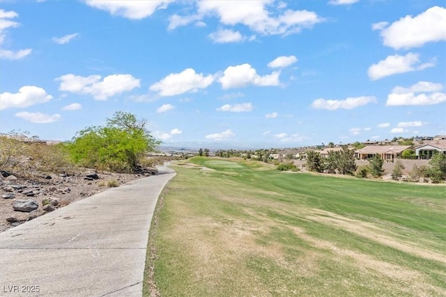 2868 Foxtail Creek Ave, Henderson, NV 89052 - surrounding community featuring view of golf course, a lawn, and a residential view