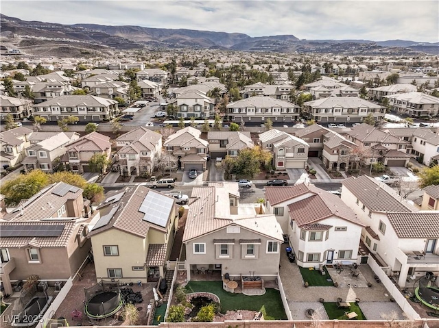 1324 Spice Ridge Ct, Henderson, NV 89012 - aerial view of residential area with mountains
