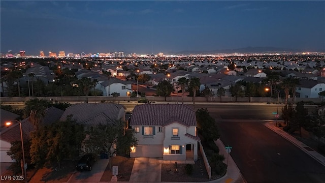 aerial view of property and surrounding area