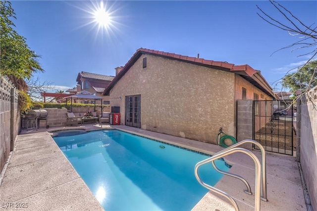 6408 Deadwood Rd, Las Vegas, NV 89108 - view of pool featuring a patio and a fenced backyard