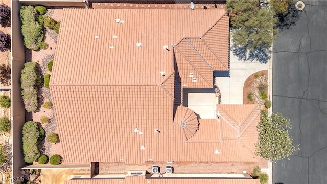 view from above of property