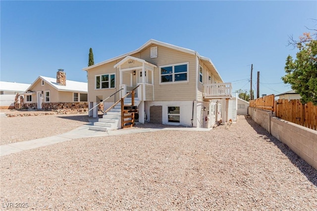 663 D Ave, Boulder City, NV 89005 - view of front of house with fence