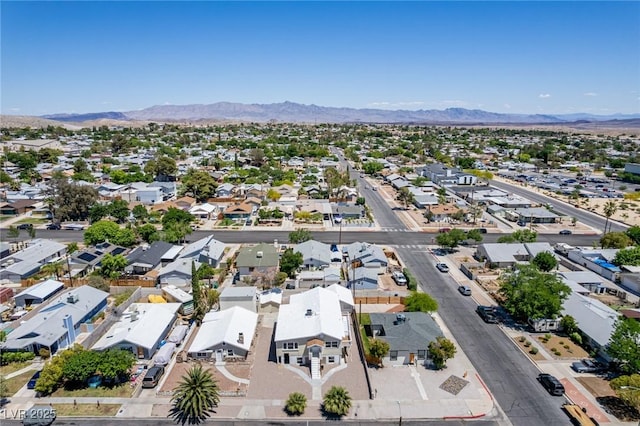 663 D Ave, Boulder City, NV 89005 - aerial perspective of suburban area featuring mountains