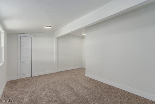 663 D Ave, Boulder City, NV 89005 - below grade area with carpet floors and baseboards