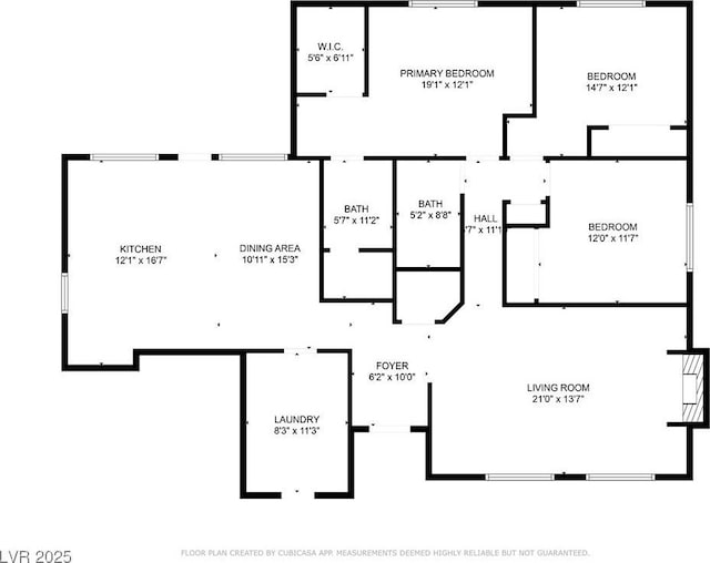 3661 Margarita Way, Las Vegas, NV 89103 - property floor plan