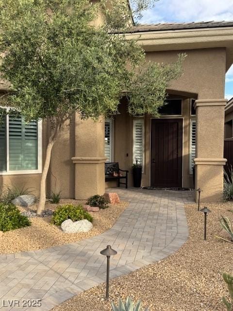 512 Pima Canyon Ct, Las Vegas, NV 89144 - entrance to property with stucco siding