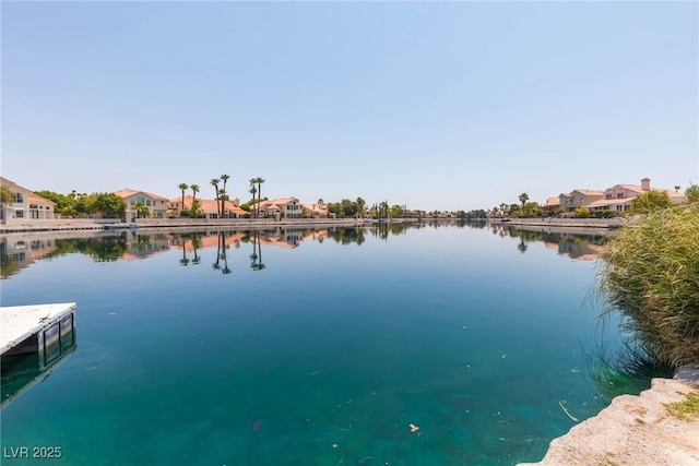 water view with nearby suburban area