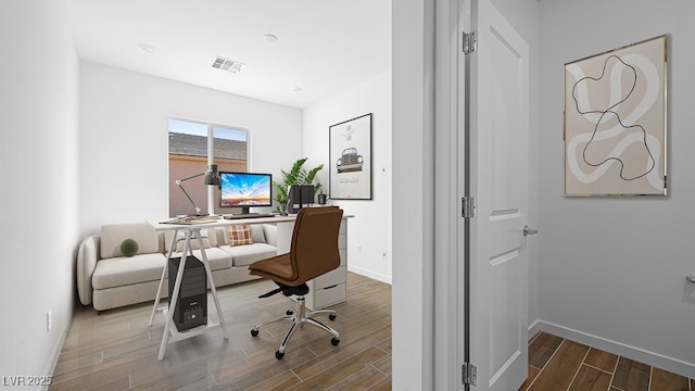4410 E Brusca Way, Pahrump, NV 89061 - home office featuring wood finished floors and baseboards
