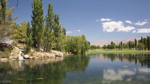 4410 E Brusca Way, Pahrump, NV 89061 - water view featuring a mountain backdrop