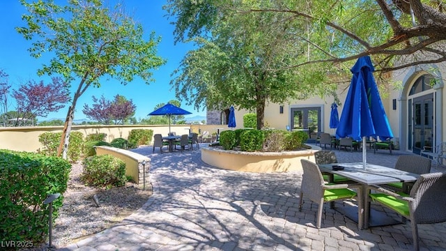 4410 E Brusca Way, Pahrump, NV 89061 - view of patio / terrace with outdoor dining space and french doors