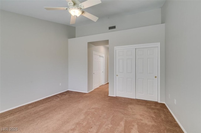 10009 Netherton Dr, Las Vegas, NV 89134 - unfurnished bedroom featuring carpet flooring, baseboards, and ceiling fan