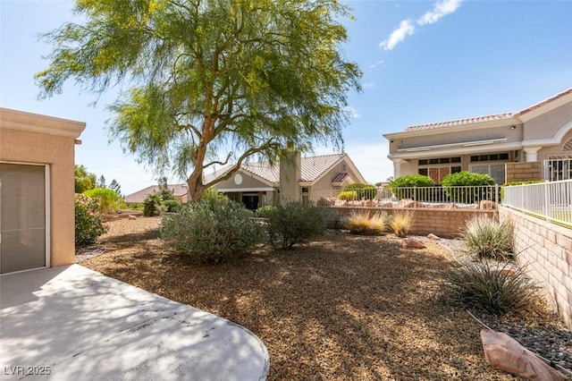 10009 Netherton Dr, Las Vegas, NV 89134 - view of yard with fence and a patio area