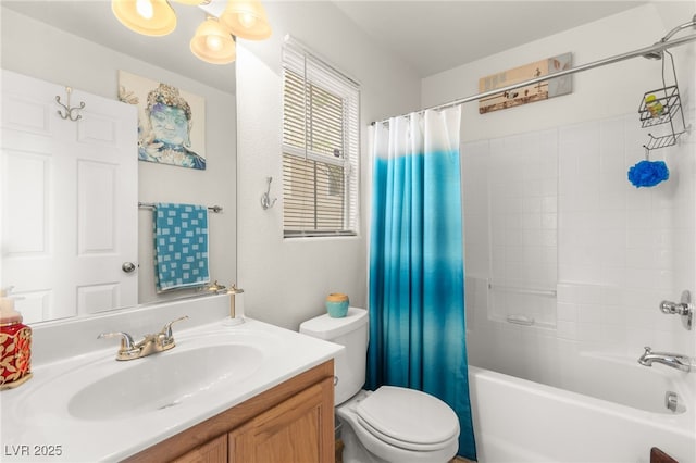 6488 Bentley Wood Ct, Las Vegas, NV 89130 - full bath with toilet, vanity, and shower / bath combo