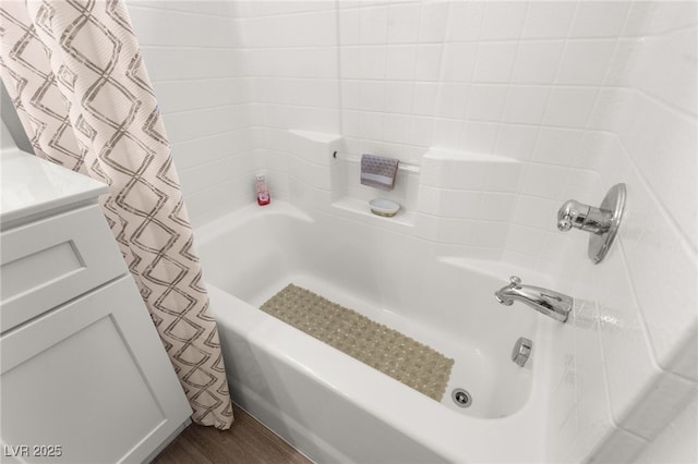 6488 Bentley Wood Ct, Las Vegas, NV 89130 - full bathroom with wood finished floors