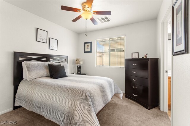 6488 Bentley Wood Ct, Las Vegas, NV 89130 - bedroom featuring carpet flooring, baseboards, and ceiling fan