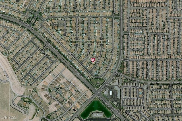 aerial view of property's location