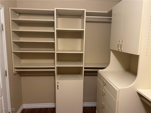 1532 Via Cassia, Henderson, NV 89052 - walk in closet featuring dark wood finished floors