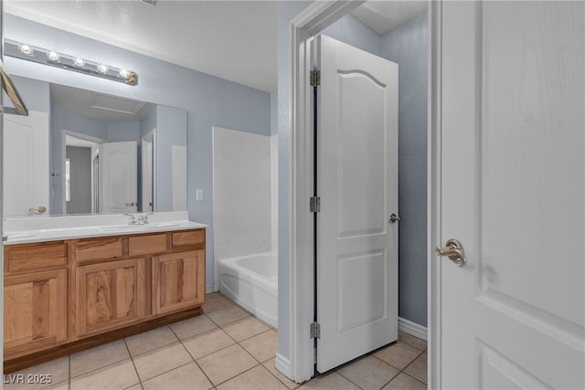 1532 Via Cassia, Henderson, NV 89052 - bathroom with vanity and tile patterned floors