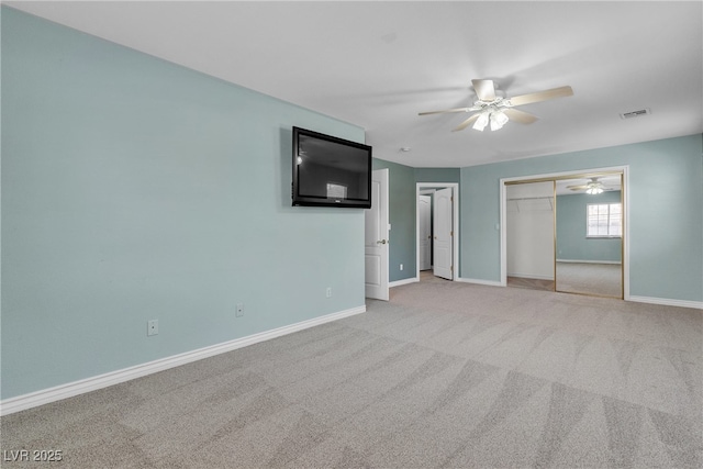1532 Via Cassia, Henderson, NV 89052 - unfurnished bedroom featuring light colored carpet and a ceiling fan