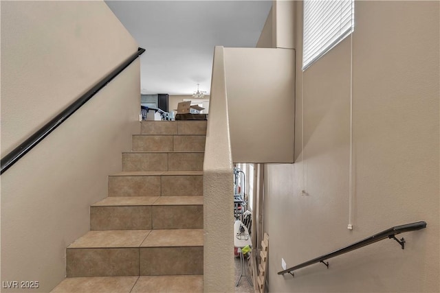 view of stairway