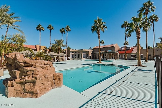 view of community pool