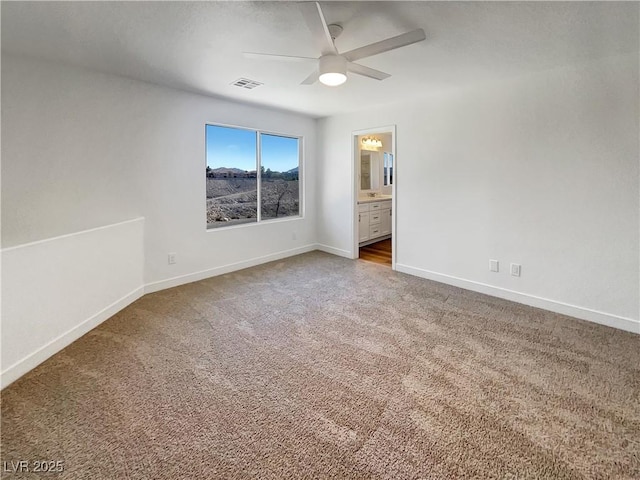 983 Plantain Lily Ave, Las Vegas, NV 89183 - empty room featuring carpet flooring, ceiling fan, and baseboards