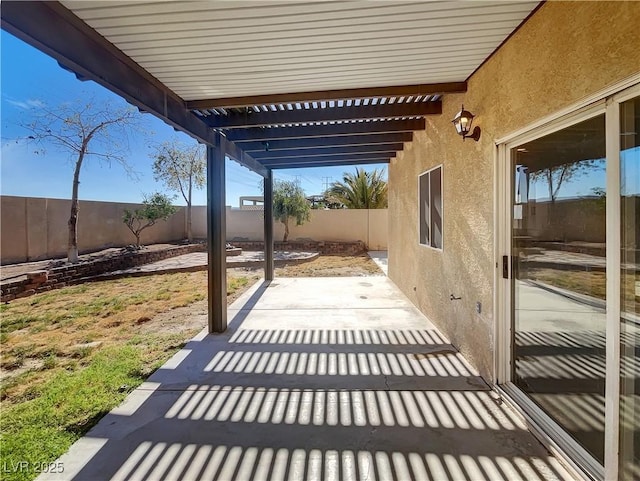 983 Plantain Lily Ave, Las Vegas, NV 89183 - fenced backyard with a patio area and a pergola