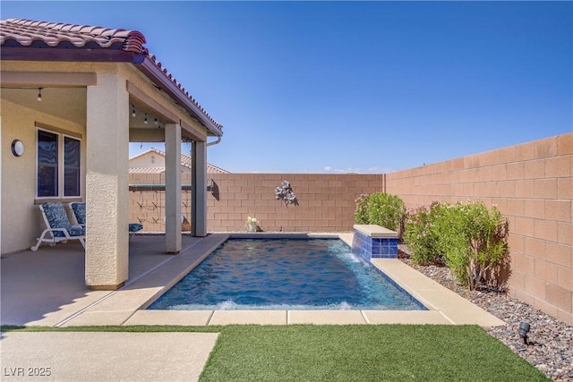 748 Dellenbaugh Ct, Las Vegas, NV 89178 - view of pool featuring a fenced backyard and a patio area