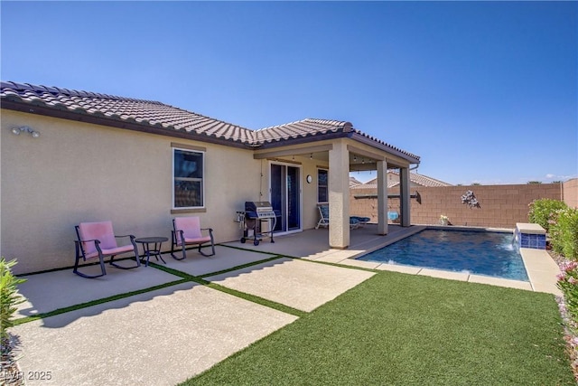 748 Dellenbaugh Ct, Las Vegas, NV 89178 - view of swimming pool featuring a patio area and grilling area