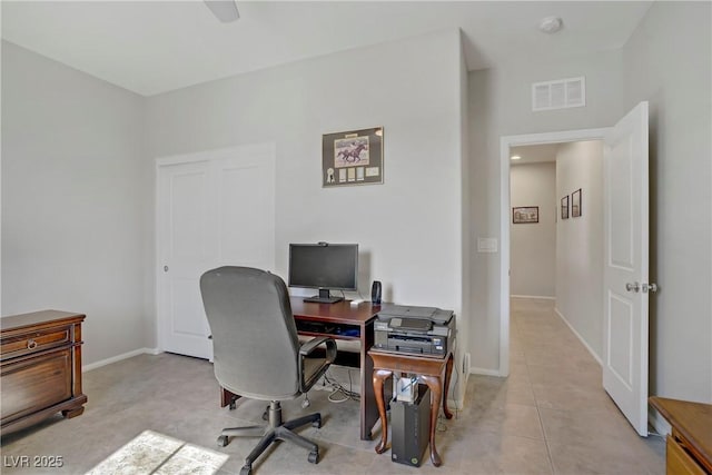748 Dellenbaugh Ct, Las Vegas, NV 89178 - office featuring baseboards and light tile patterned floors