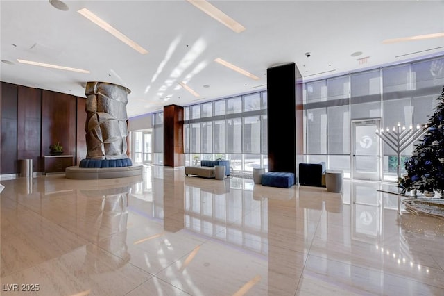 4575 Dean Martin Dr Unit 2701, Las Vegas, NV 89103 - common area with floor to ceiling windows