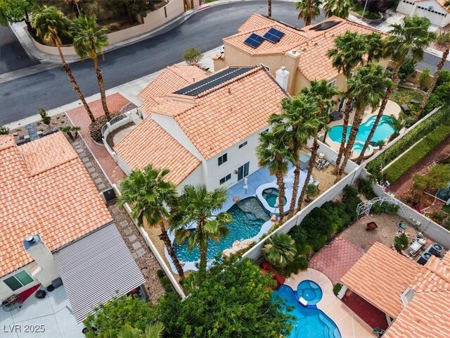 2024 Spruce Brook Dr, Henderson, NV 89074 - drone / aerial view of a pool area