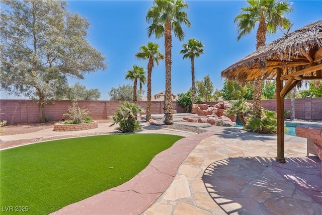 6224 Red Pine Ct, Las Vegas, NV 89130 - view of yard featuring a patio area