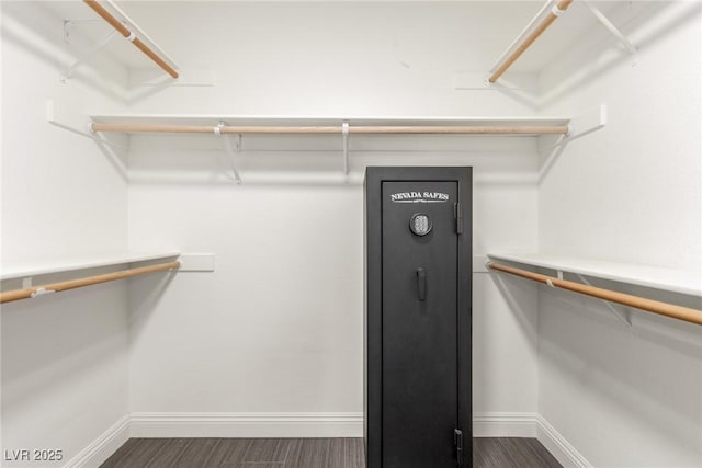 286 Fairmeadow St, Henderson, NV 89012 - walk in closet featuring dark wood-type flooring