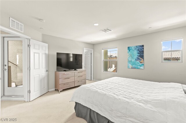 160 Lomita Heights Dr, Las Vegas, NV 89138 - bedroom featuring light colored carpet and baseboards