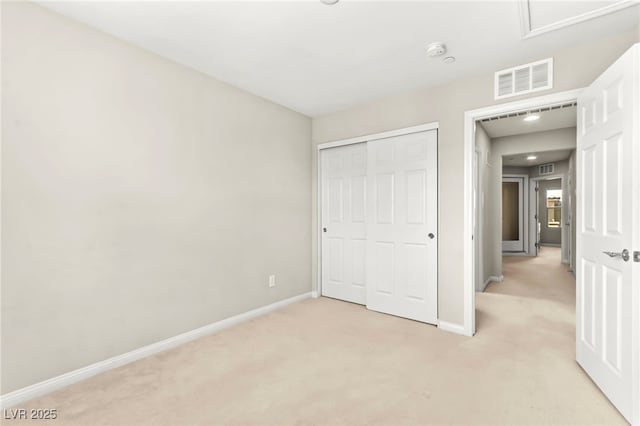 160 Lomita Heights Dr, Las Vegas, NV 89138 - unfurnished bedroom with light carpet and a closet