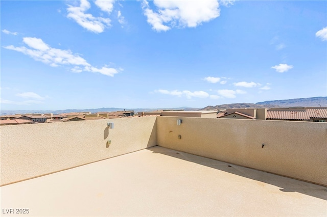 160 Lomita Heights Dr, Las Vegas, NV 89138 - view of patio / terrace with a mountain view