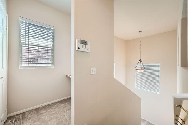detailed view of carpet and baseboards