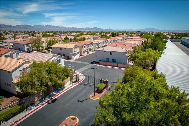 3120 Inlet Bay Ave, North Las Vegas, NV 89031 - aerial perspective of suburban area with a mountain backdrop