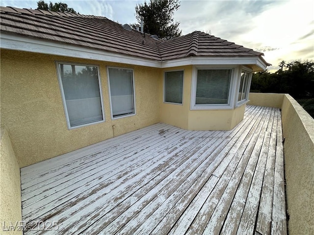 view of deck