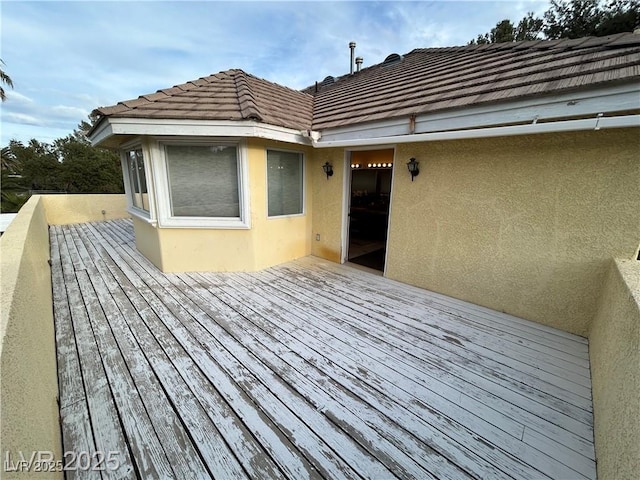 view of deck
