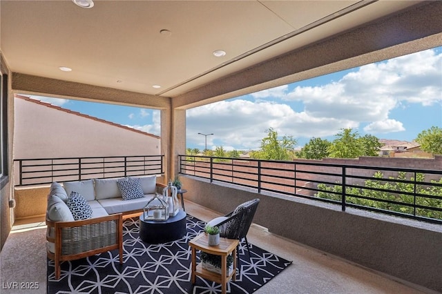 12155 Sage Thunder Ave, Las Vegas, NV 89138 - balcony featuring outdoor lounge area