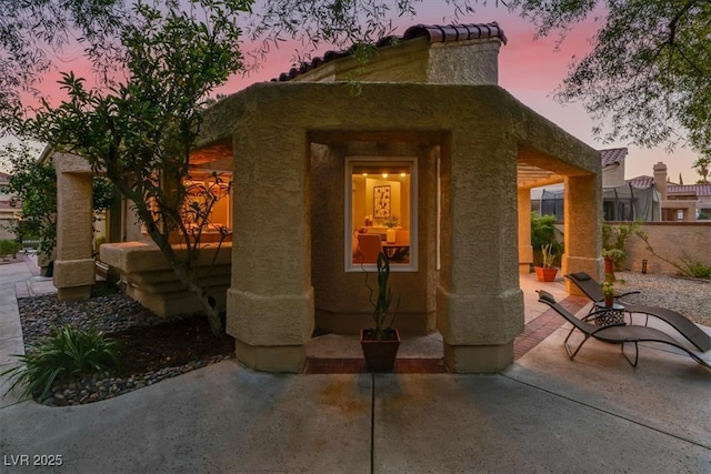 5142 Southern Hills Ln, Las Vegas, NV 89113 - view of outdoor structure at dusk