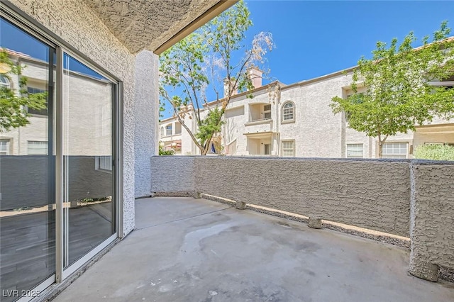 view of patio / terrace featuring a balcony